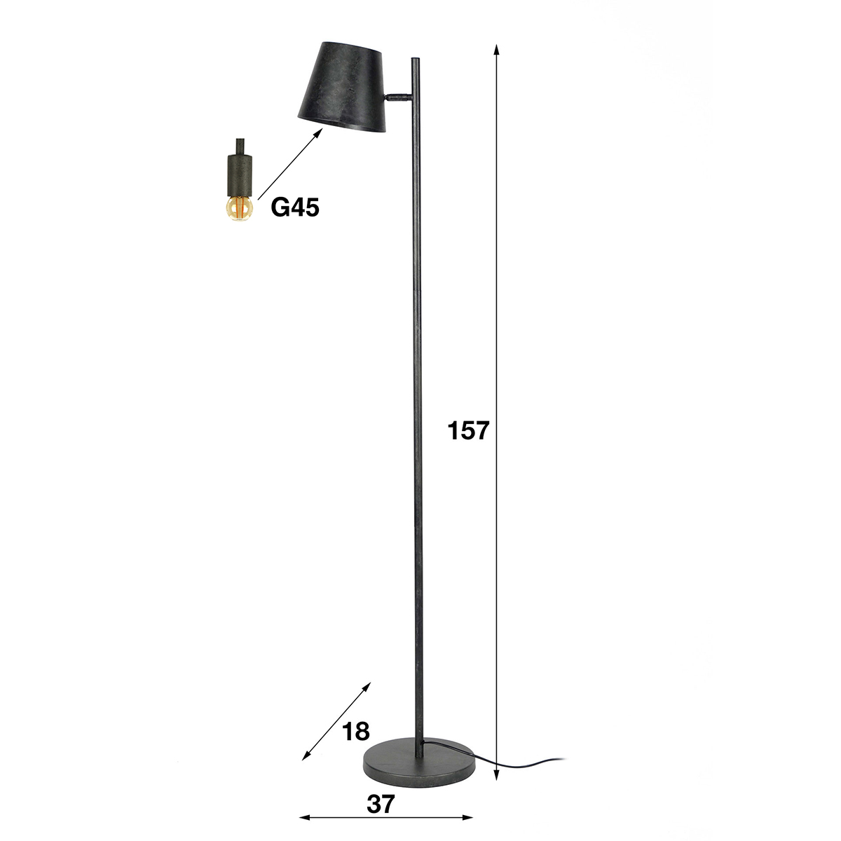 Vloerlamp Chester