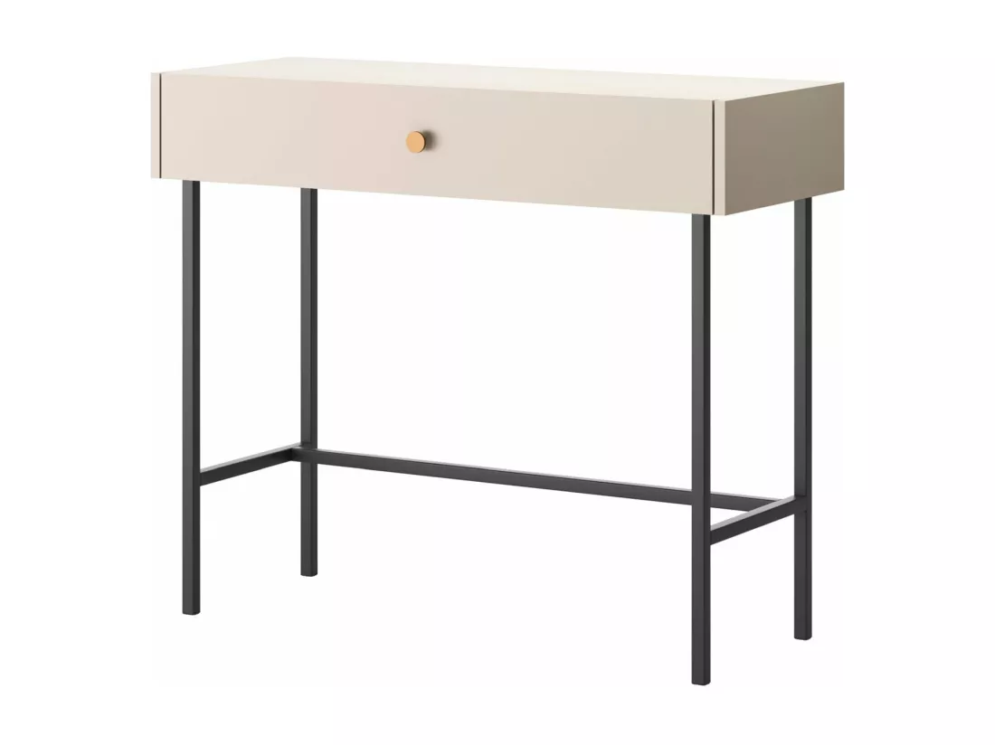 Coiffeuse - avec tiroir - 93 cm - grège - DIVENOS