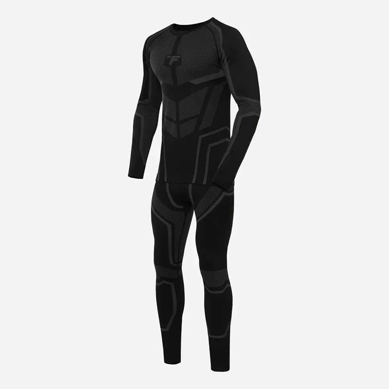 Sous Vêtement Homme Finntrail All Season Grey 6206 Thermal Underwear - Noir