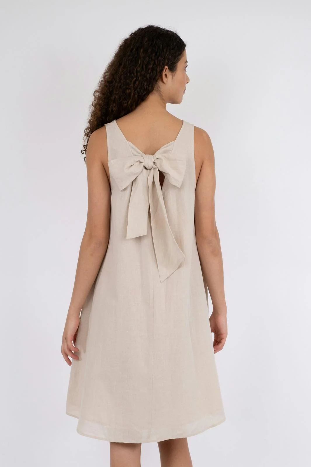 Neo Noir Vallie Linen Dress