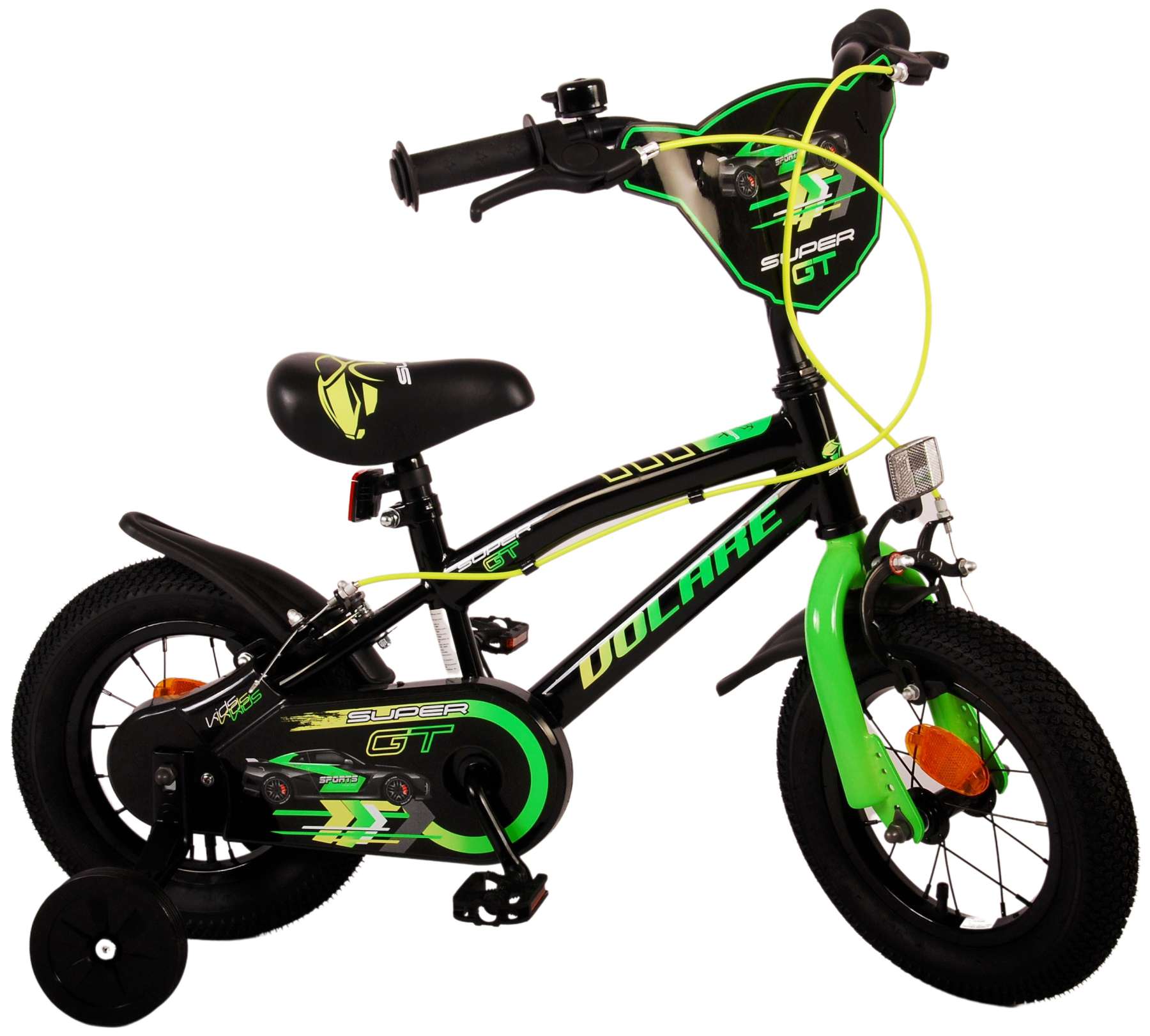 TPFSports Super GT Kinderfahrrad - Jungen - 12 Zoll - Rücktritt + Handbremse - Blau