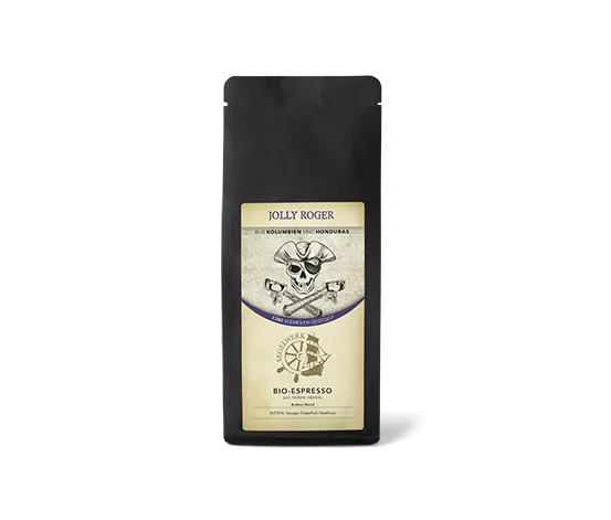 Segelwerk - Jolly Roger Espresso Bio - 250 g Ganze Bohne