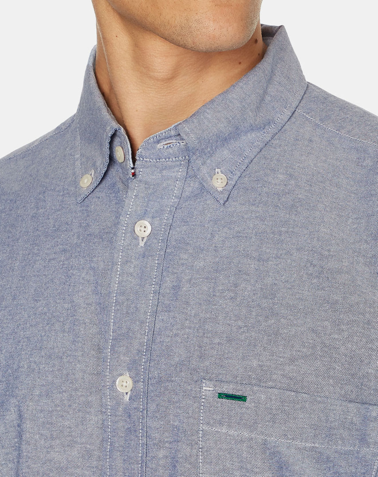 Tommy Hilfiger Chemise regular Oxford Solid bleue