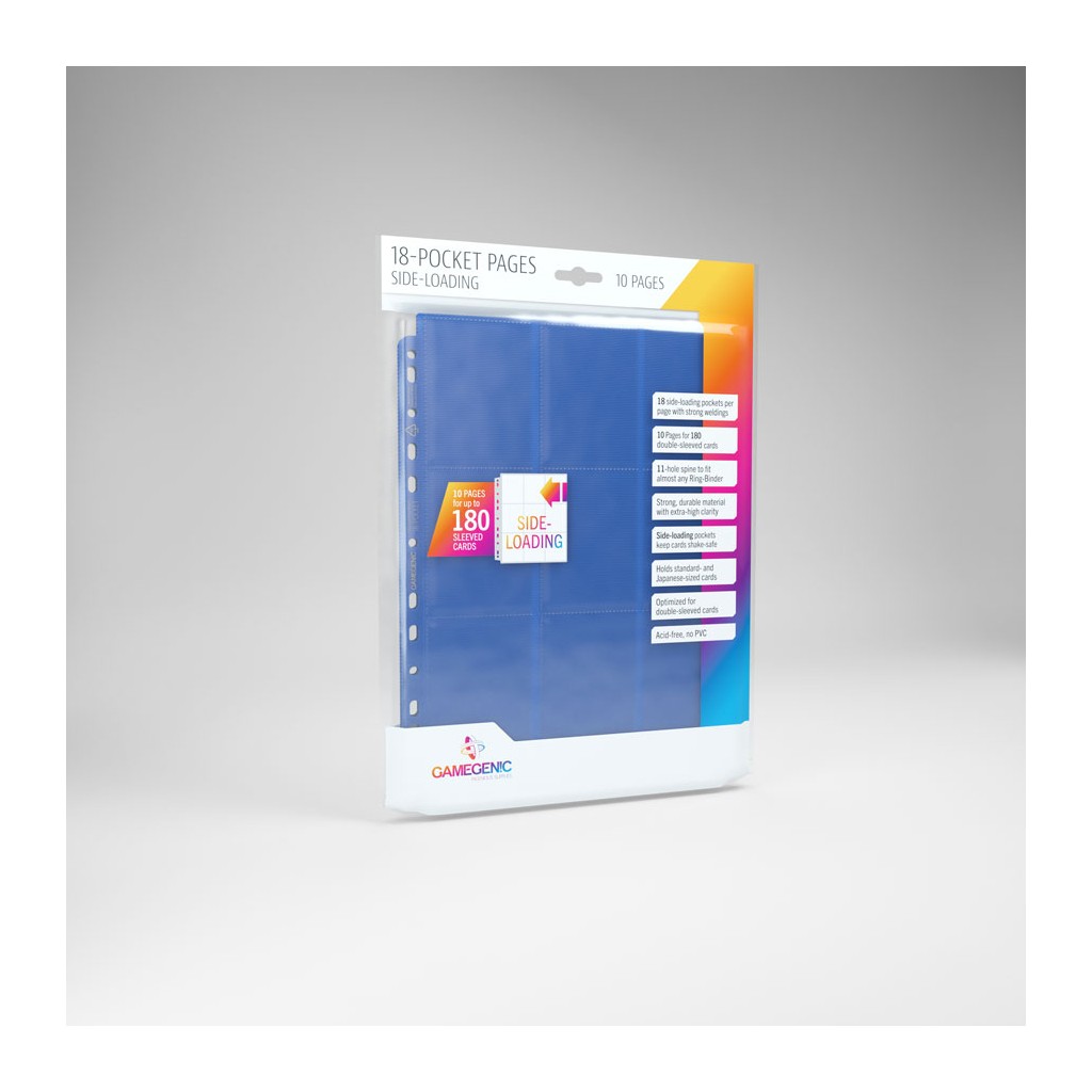 Gamegenic - Sideloading 18-Pocket Pages 10 pcs pack