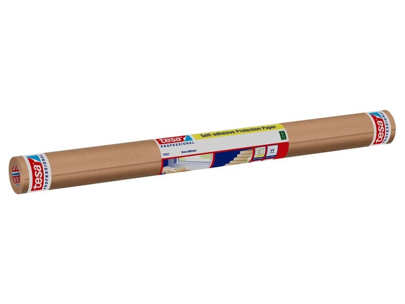 tesa Selbstklebendes Schutzpapier 1x Rolle 10 m x 60 cm Für grossflächigen Schutz und Abdeckung