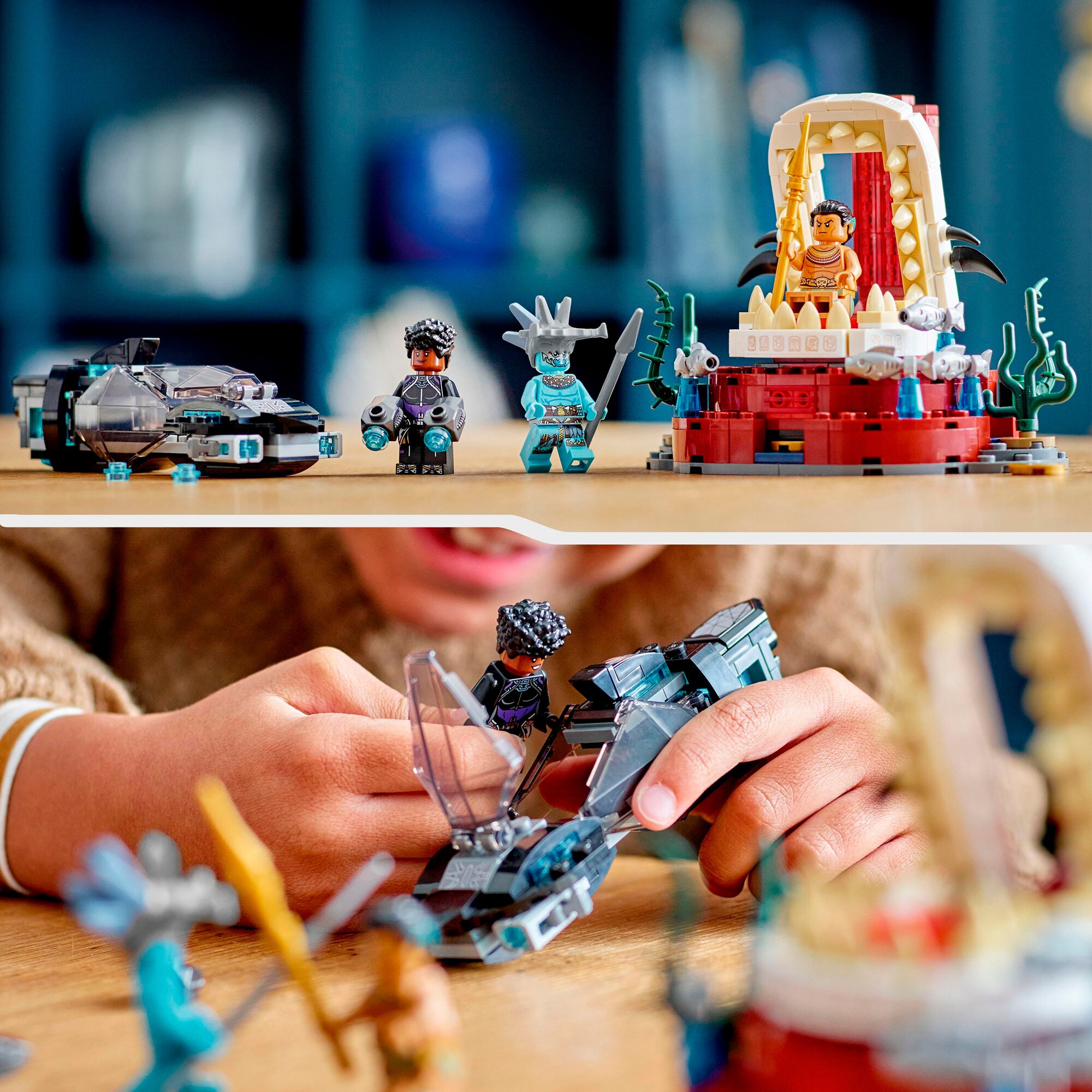 LEGO Konstruktionsspielzeug Marvel Super Heroes König Namors Thronsaal