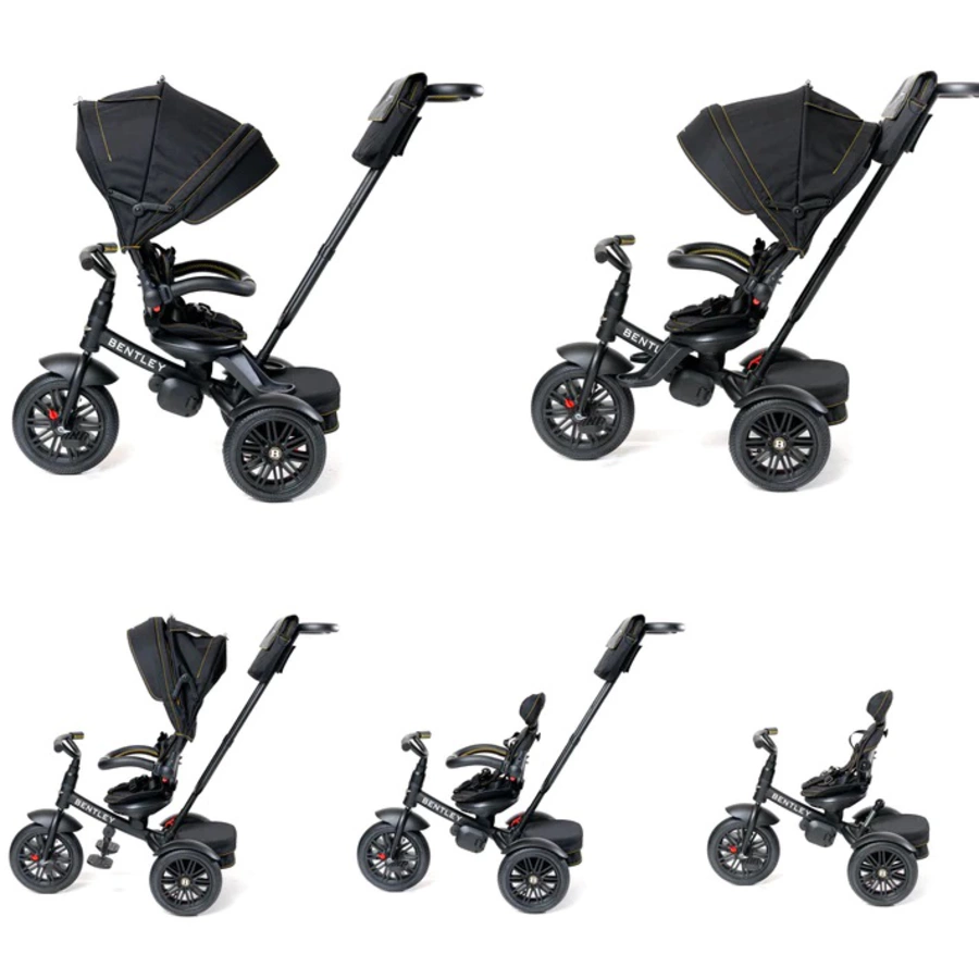 Bentley 6 in 1 Trike Dreirad, Black Edition