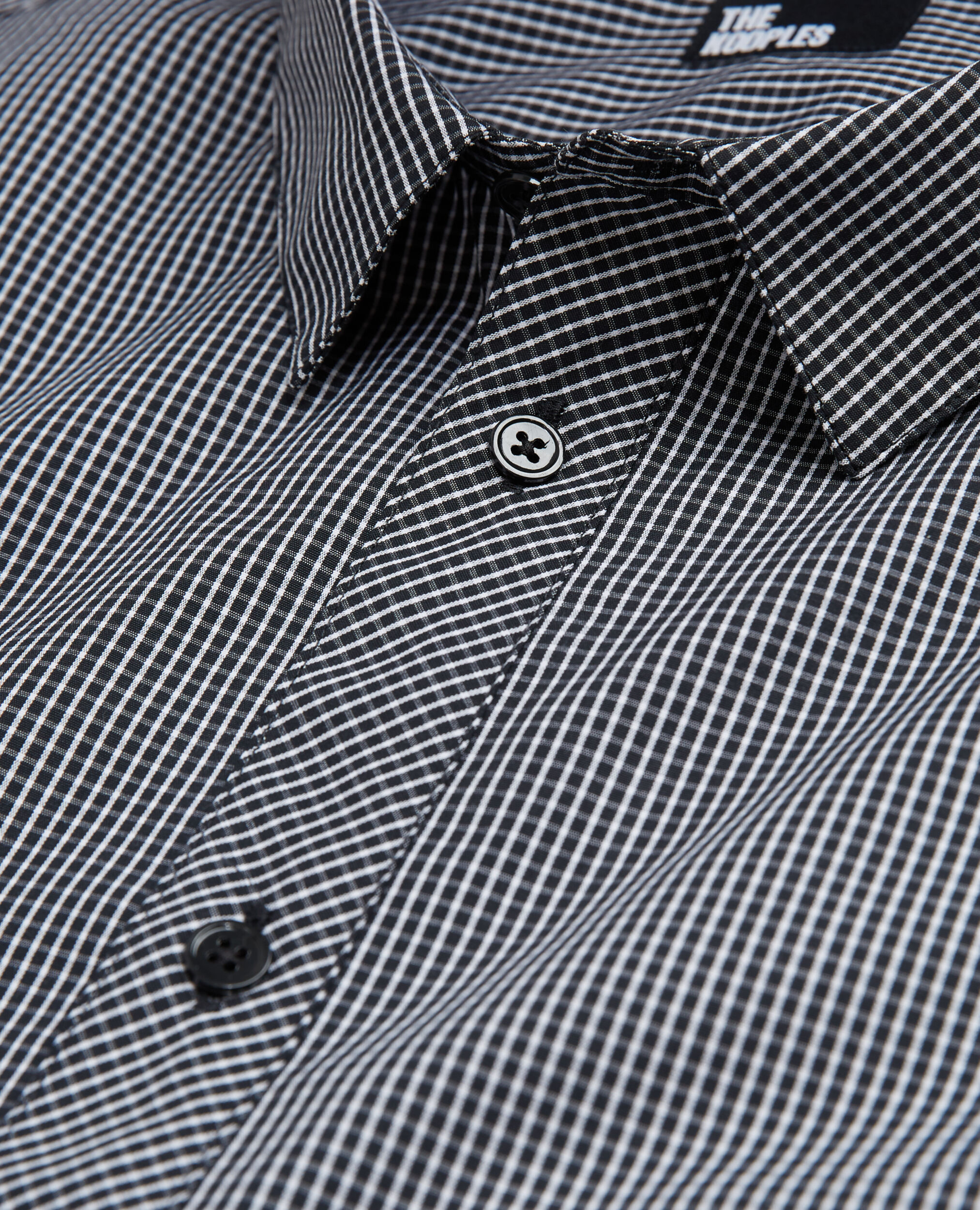 Chemise col classique à carreaux