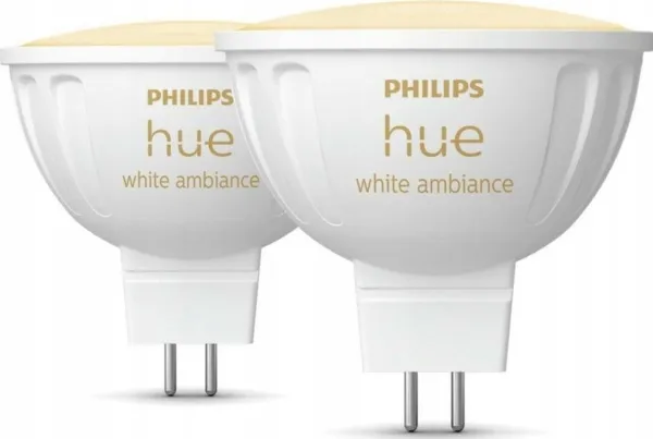 Philips Hue White Ambiance MR16 - GU5.3 pærer - 2-pak