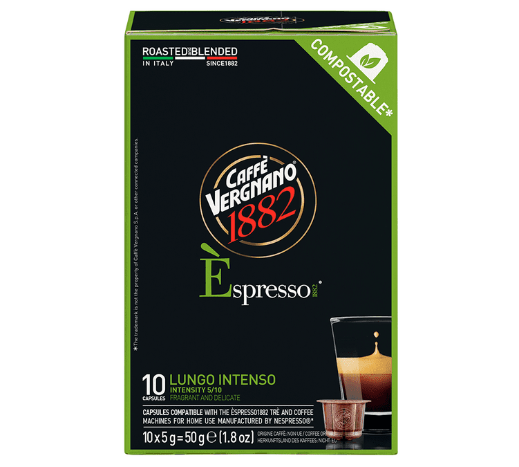 10 Capsules Lungo Intenso - compatibles Nespresso® - CAFFE VERGNANO