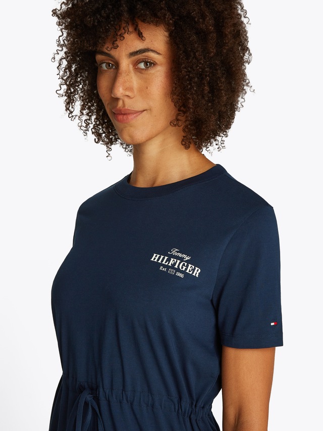 Tommy Hilfiger Shirtkleid »HILFIGER TEE DRESS« mit Logo