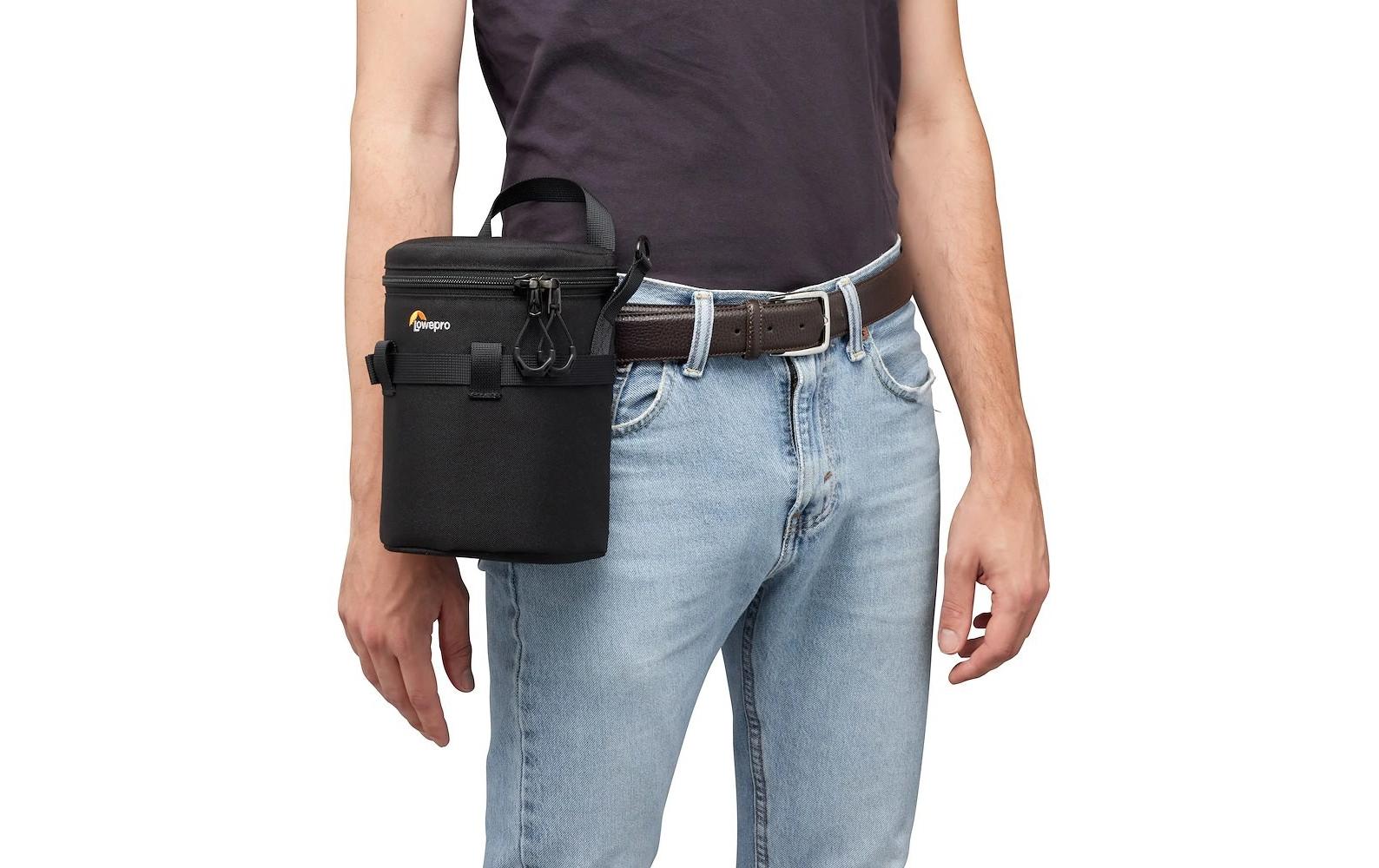 Objektivtasche ProTactic LCS 11 x 18 IIIGepolsterte Tasche mit Zurrgurt für Objektive bis zu 11 cm Durchmesser und 18 cm Länge