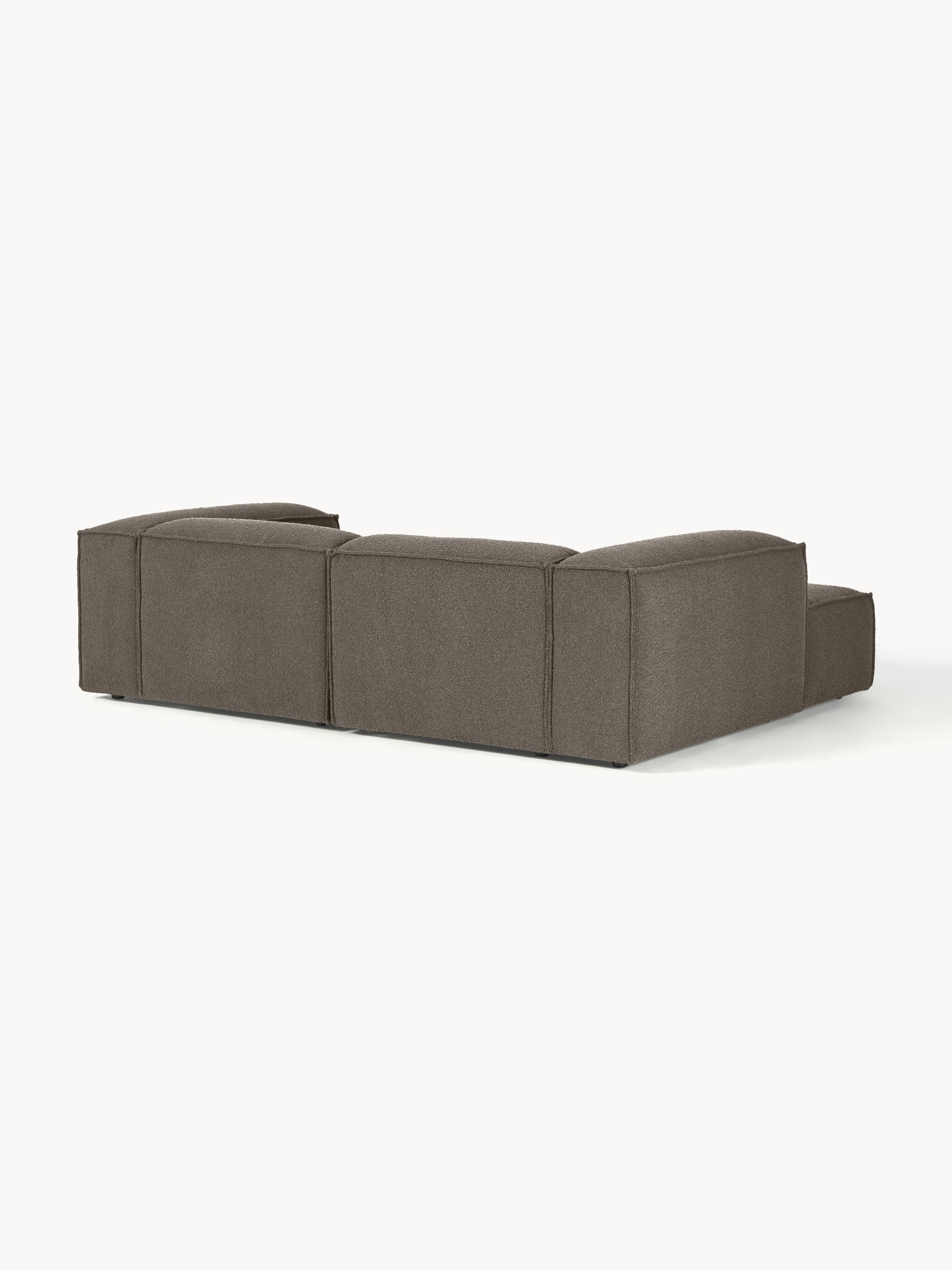 Bouclé modulaire hoekbank Lennon (2-zits)