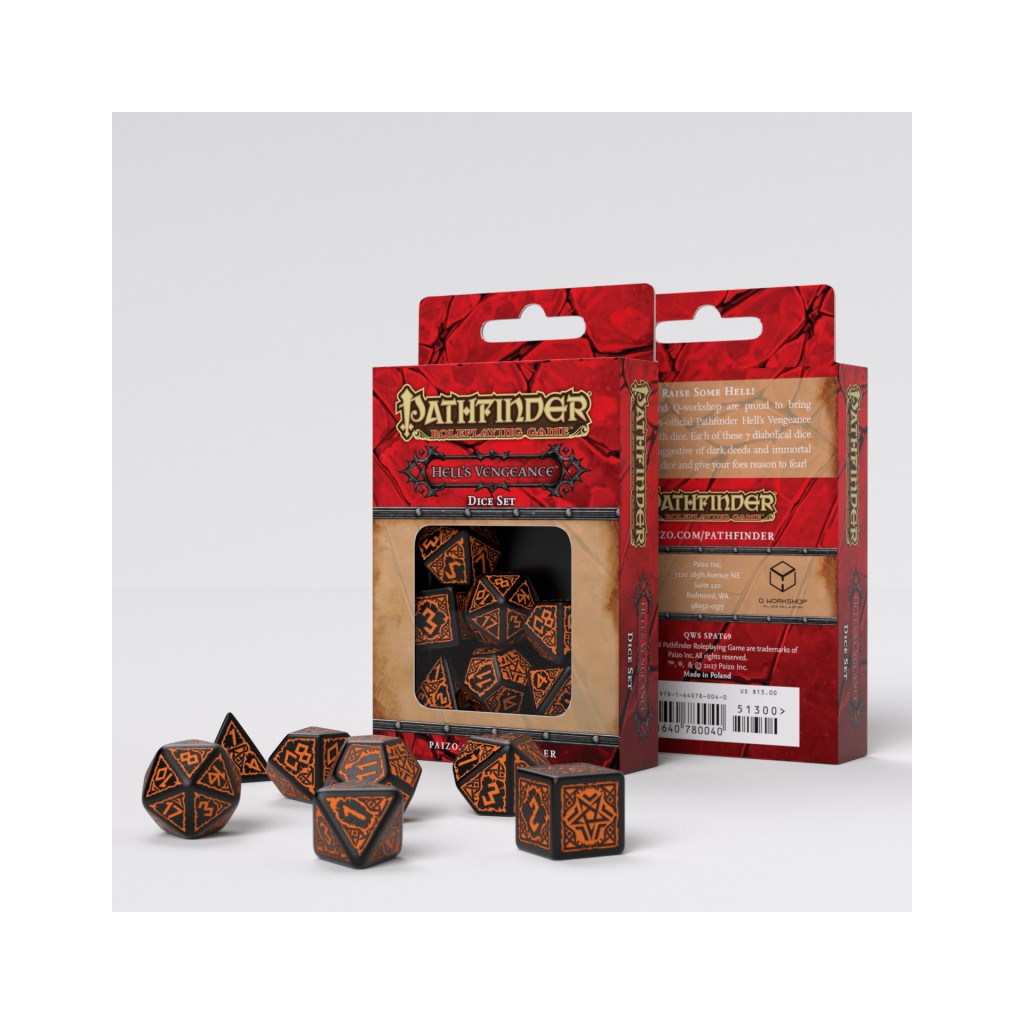 Set de Dés Pathfinder - Hell's Vengeance