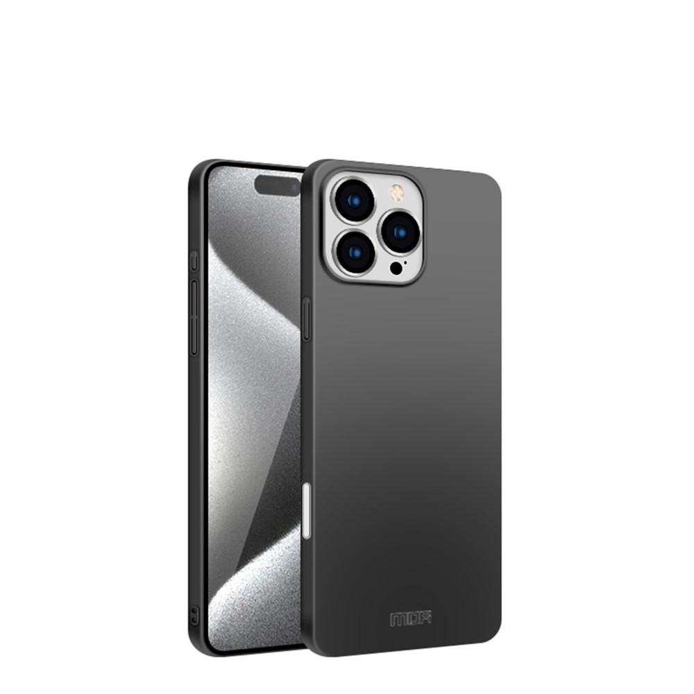 iPhone 16 Pro Max Hülle Hardcase Super Slim - Schwarz (Matt)