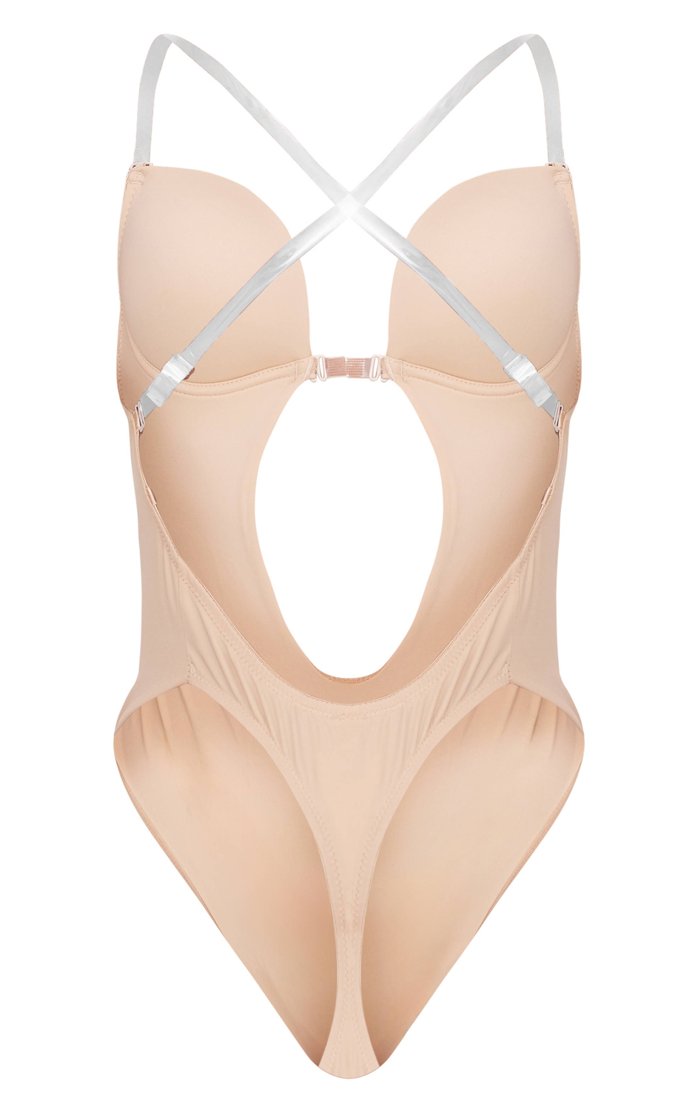 Nude Body Gainant À Décolleté Plongeant