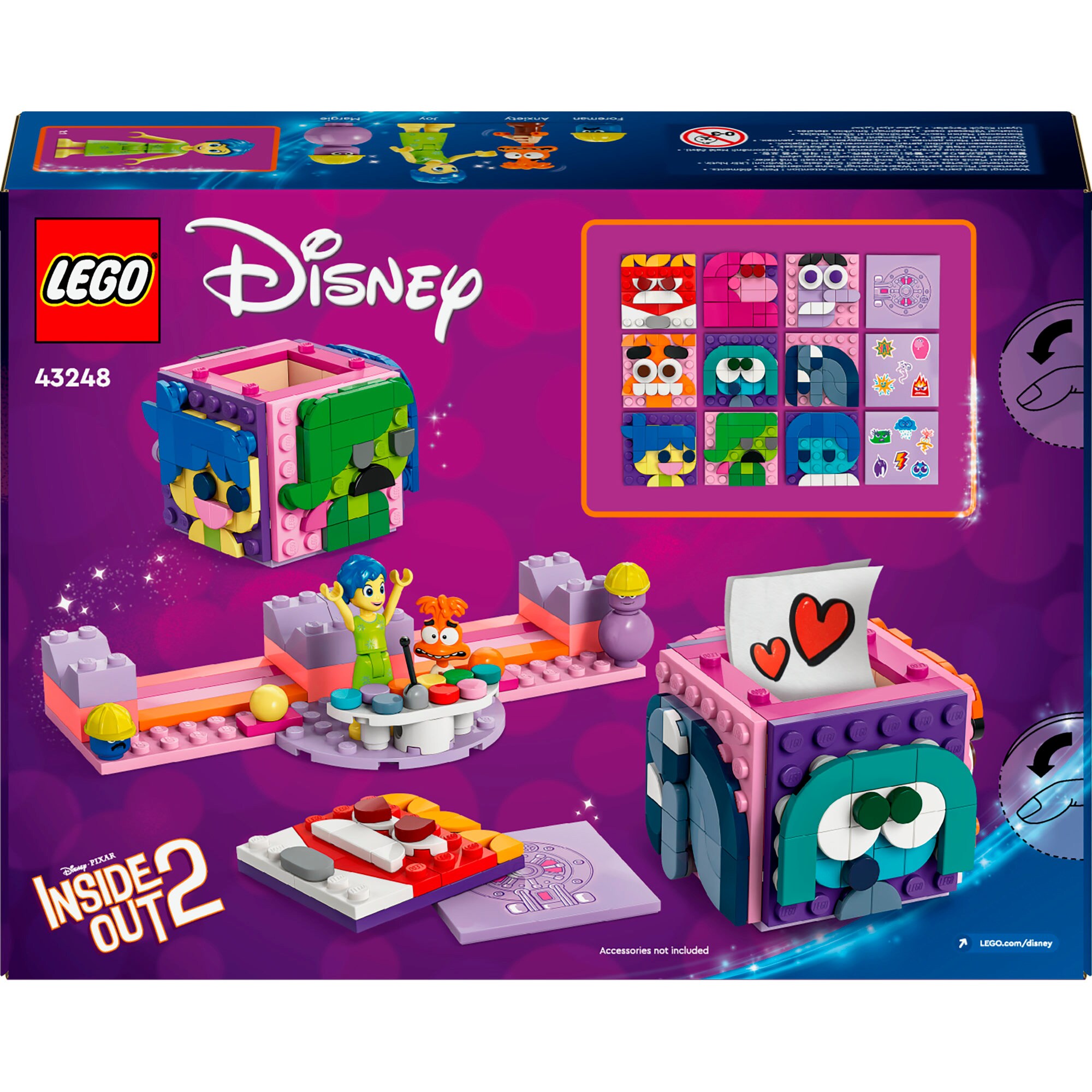 LEGO Konstruktionsspielzeug Disney Pixar Alles steht Kopf 2 Stimmungswürfel