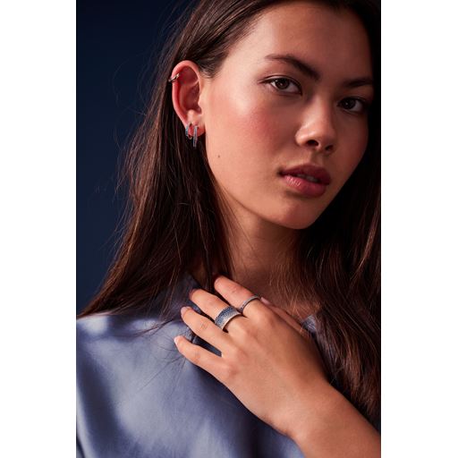 Sif Jakobs Jewellery Ellera Medio Øreringe, Sølv/Blå