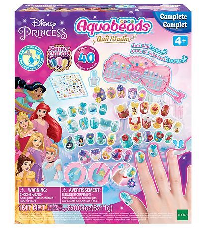 Aquabeads Perlenset - Nagelstudio - Disney Princess