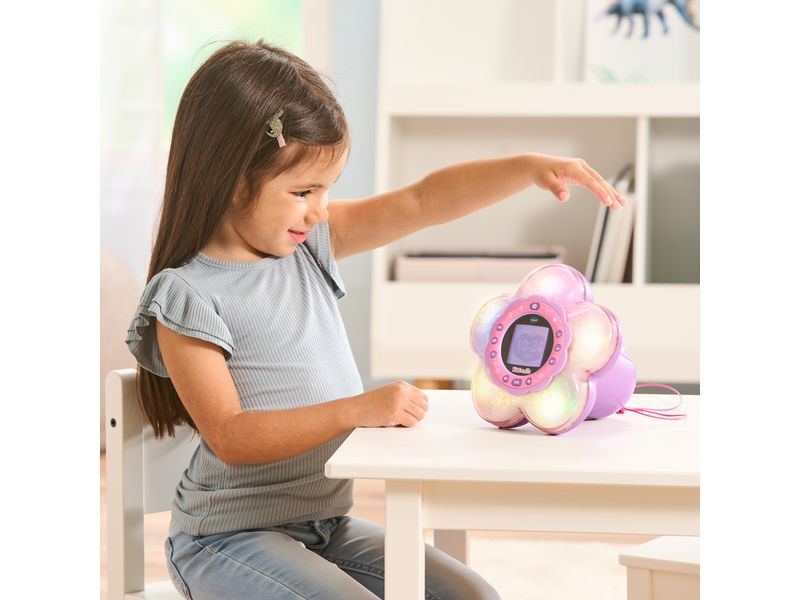 Vtech Kidimagic Galaxy Light -DE- Magischer Wecker mit farbenfrohen Lichtprojektionen und tollen Wahrsage-Funktionen sowie lustigen Spielen