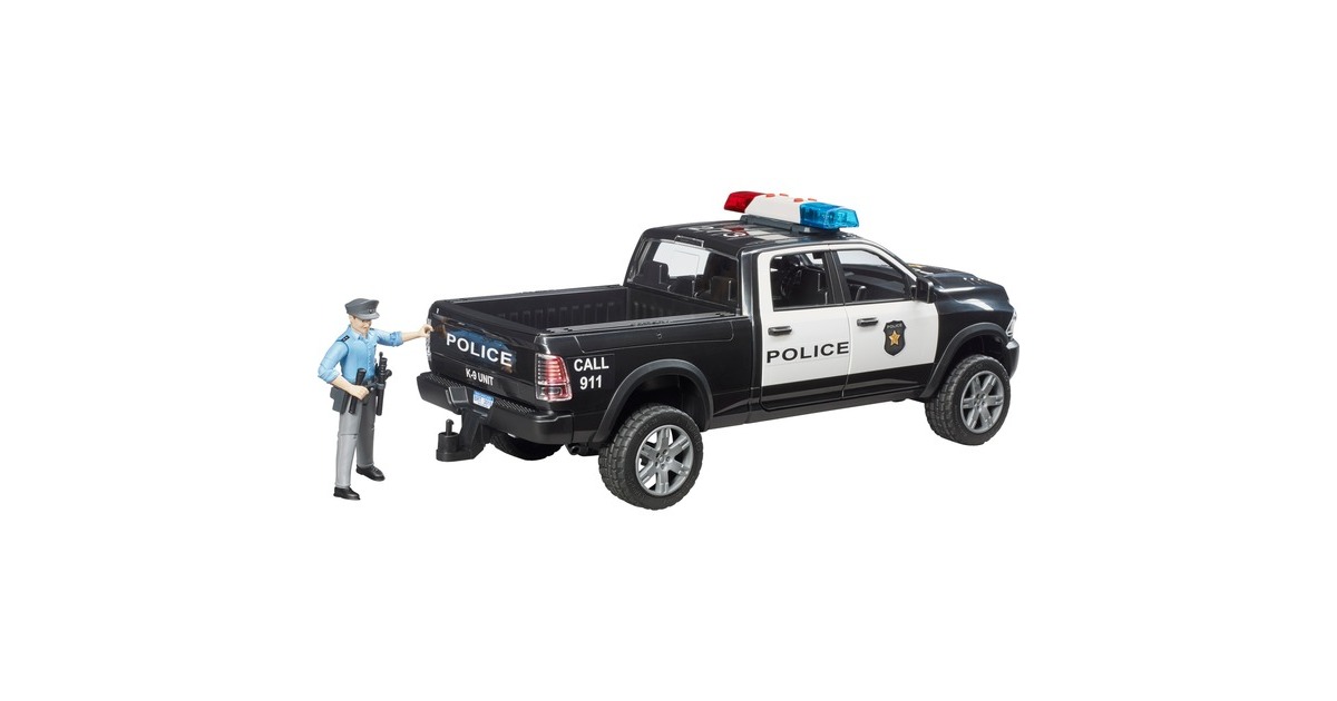 bruderRAM 2500 politie pick-up Modelvoertuig  (02505)