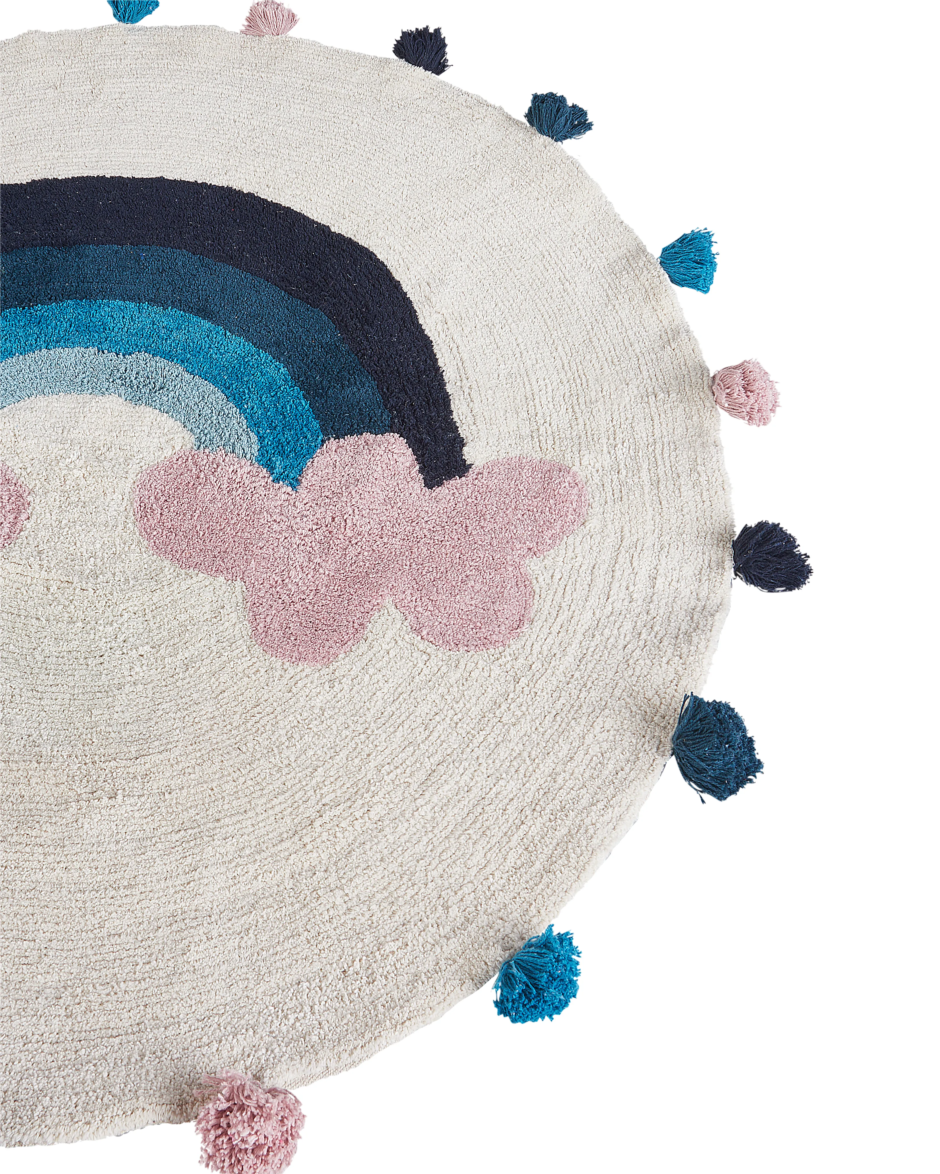 Kindervloerkleed GORISA Meerkleurig ø 120 cm Katoen
