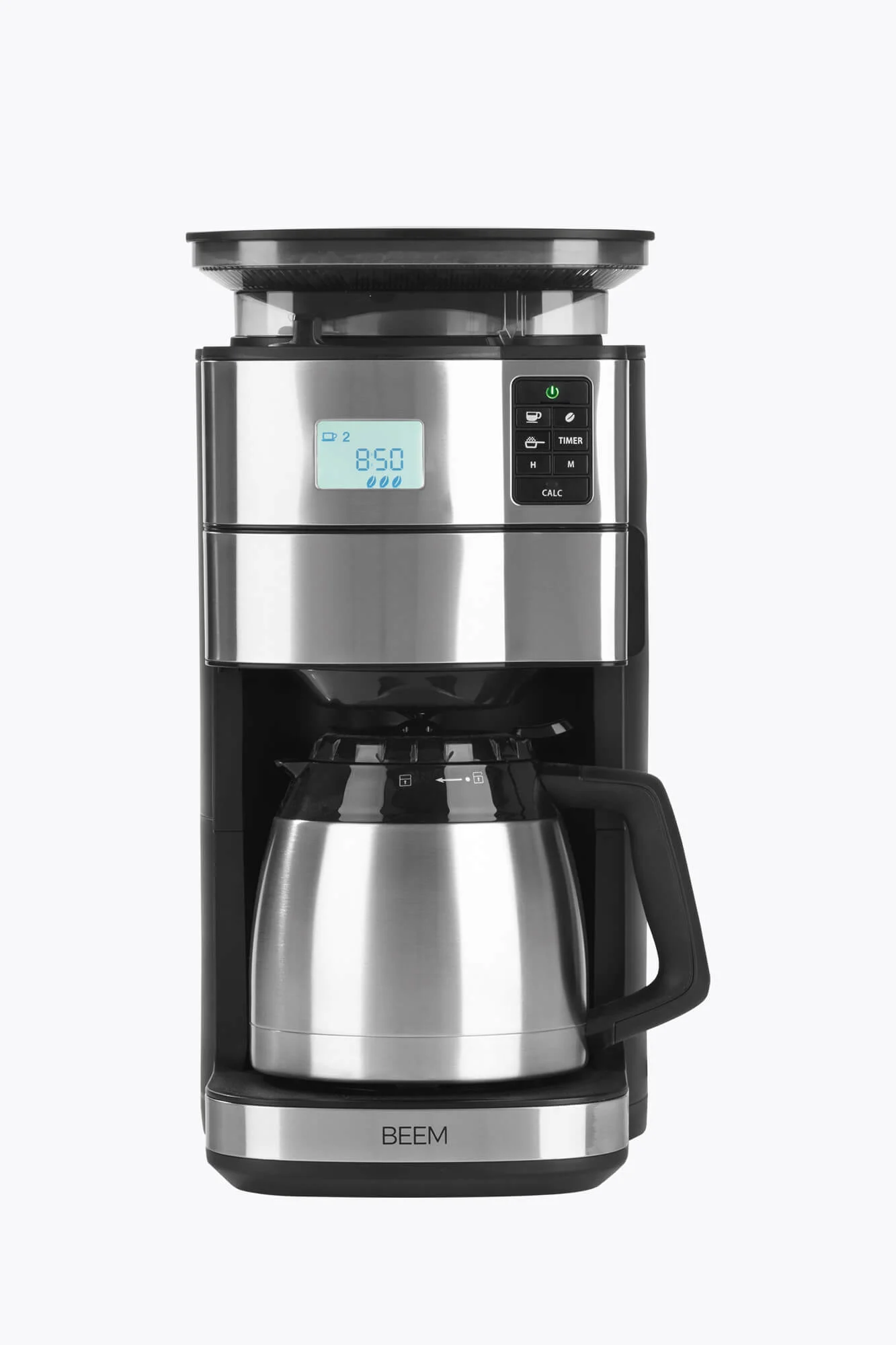 BEEM Kaffeemaschine Fresh Aroma Perfect II mit Thermoskanne, Schwarz/Edelstahl