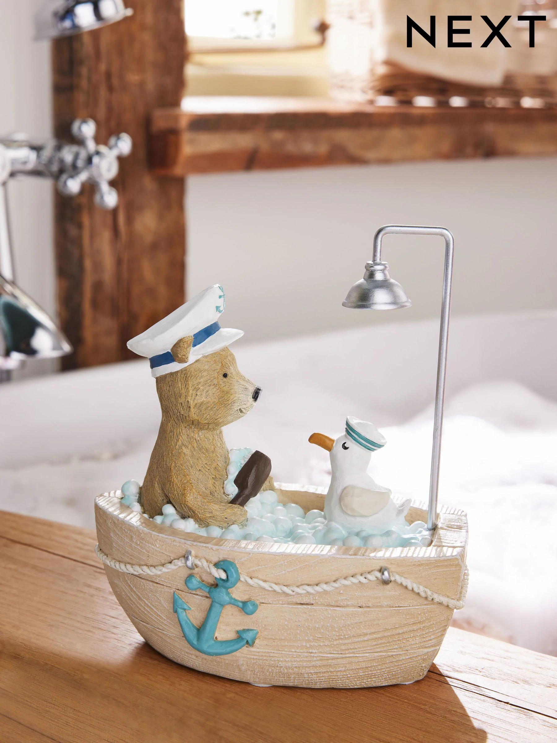 Bertie Bear Sailor Bath Ornament