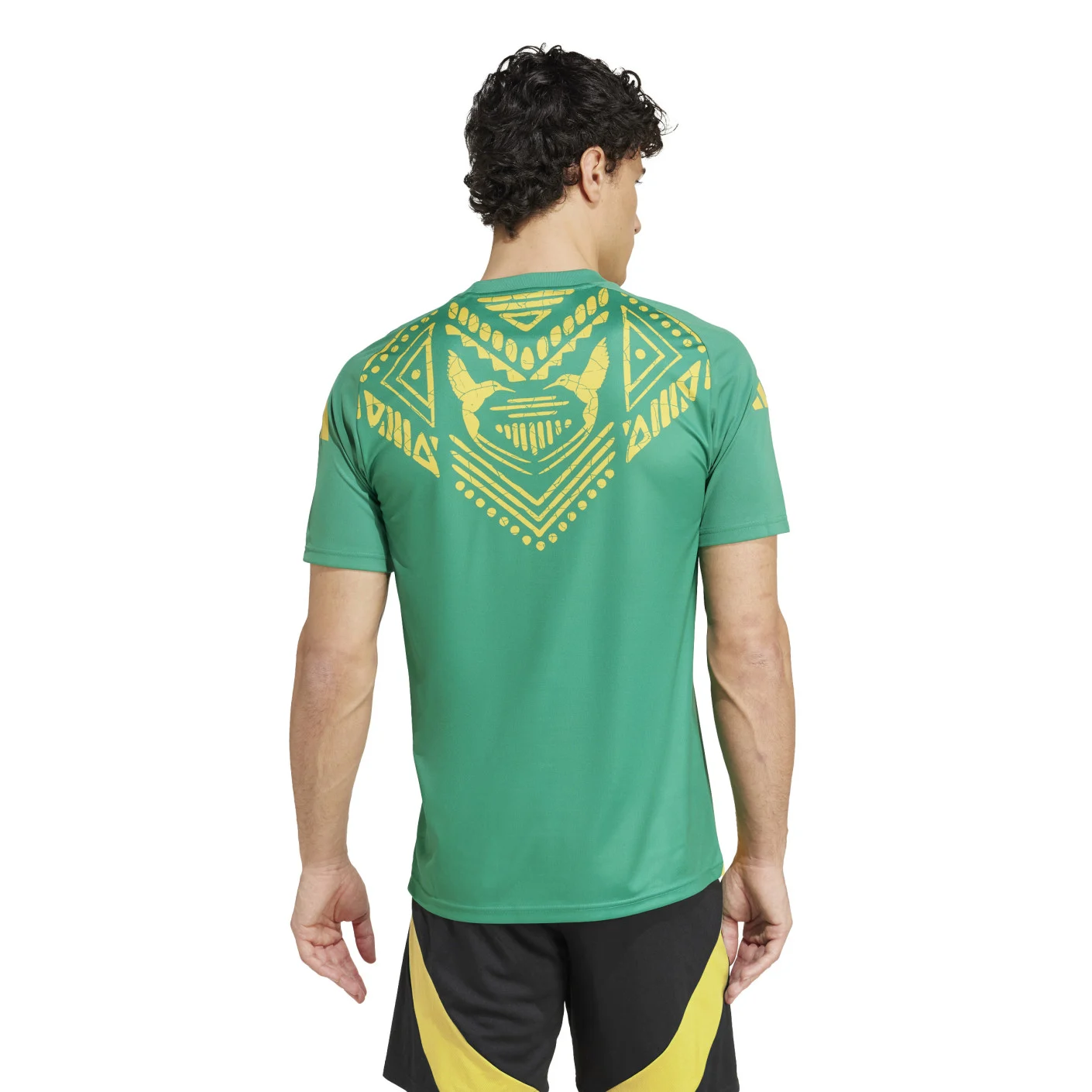 Adidas Jamaica Pre-Match Trainingsshirt 2024-2026 Donkergroen