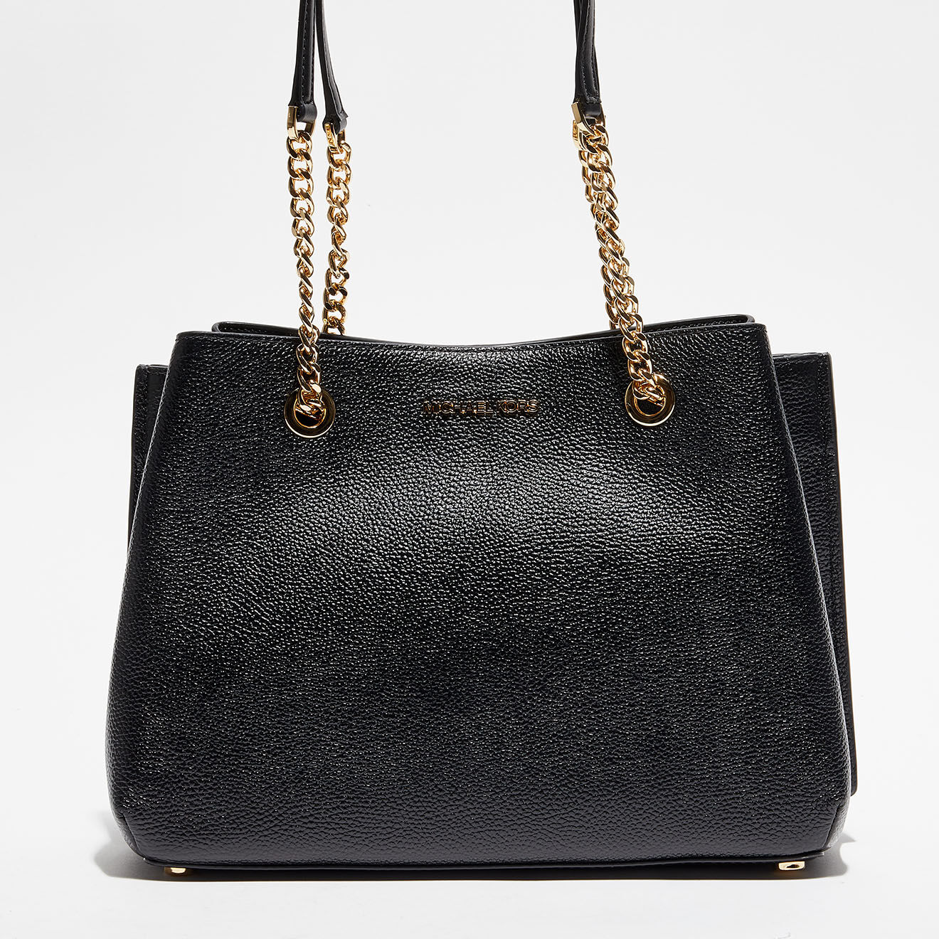Michael Kors Sac porté épaule en Cuir large Teagen  noir - 30x14x21 cm