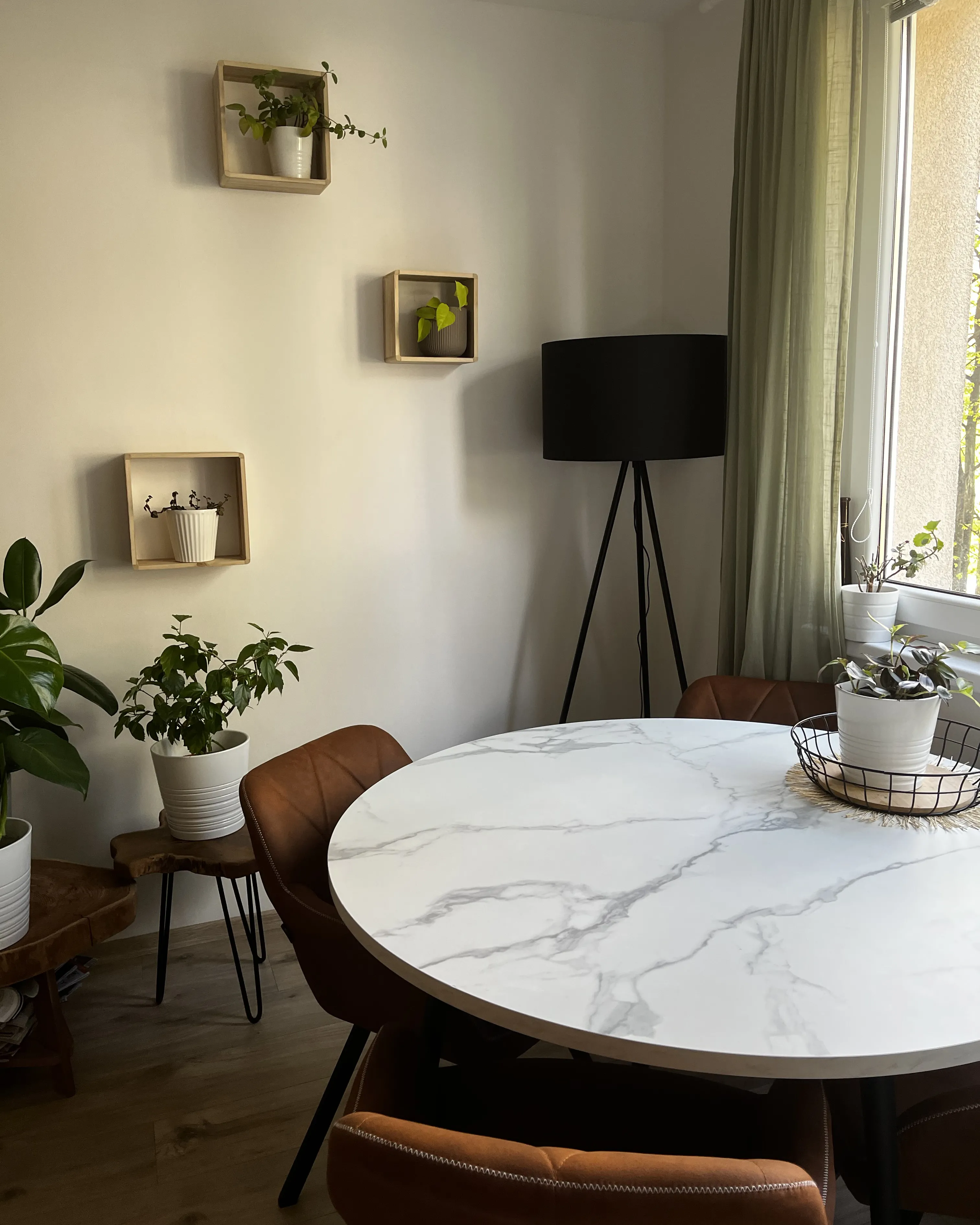 Set van 2 eetkamerstoelen MONEE Goudbruin