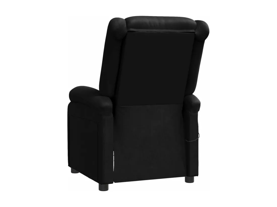 Fauteuil de massage Noir Similicuir