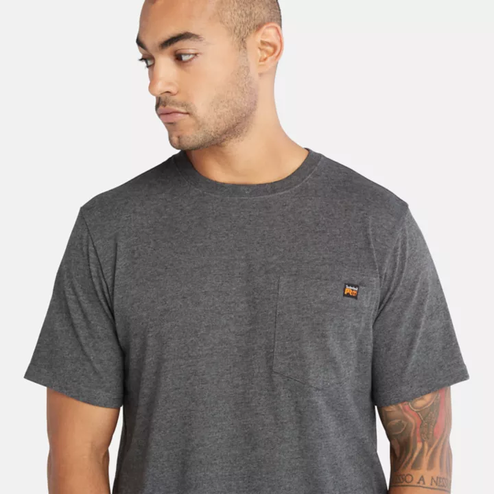 T-shirt à poche Timberland PRO Core pour homme en gris