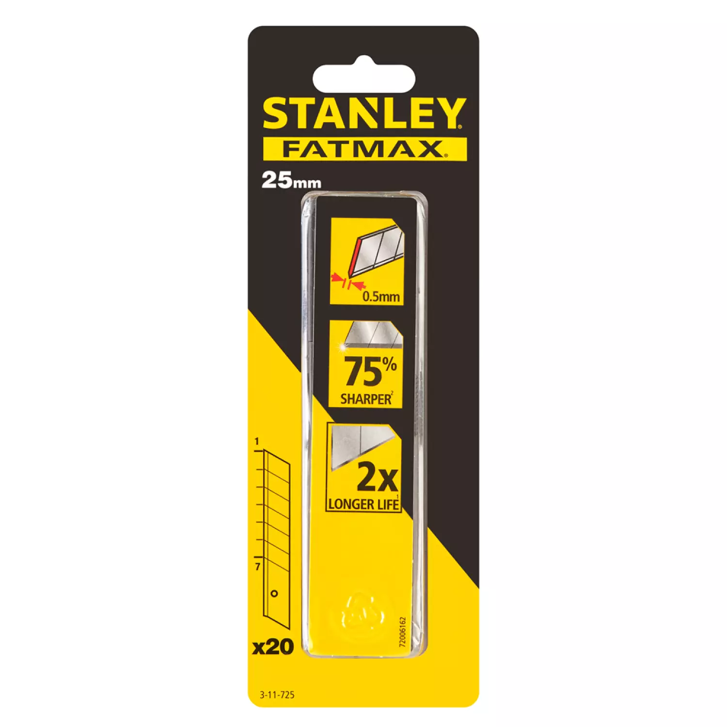 Stanley 3-11-725 FatMax Reserve afbreekmessen - 25mm (20st)