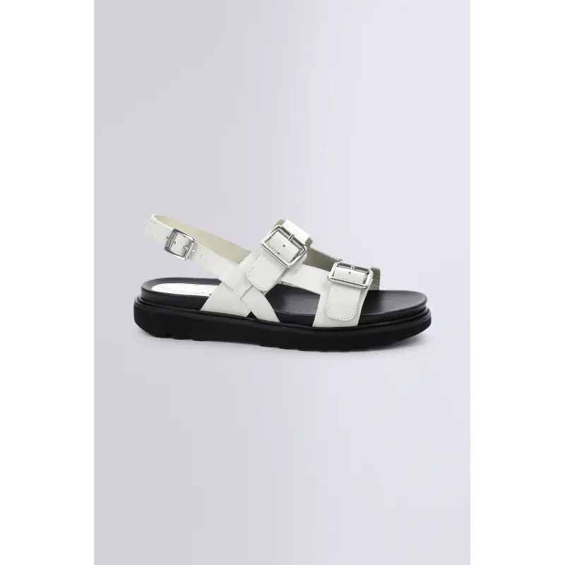 NEOSUMMER BLANC SANDALES Cuir Femme