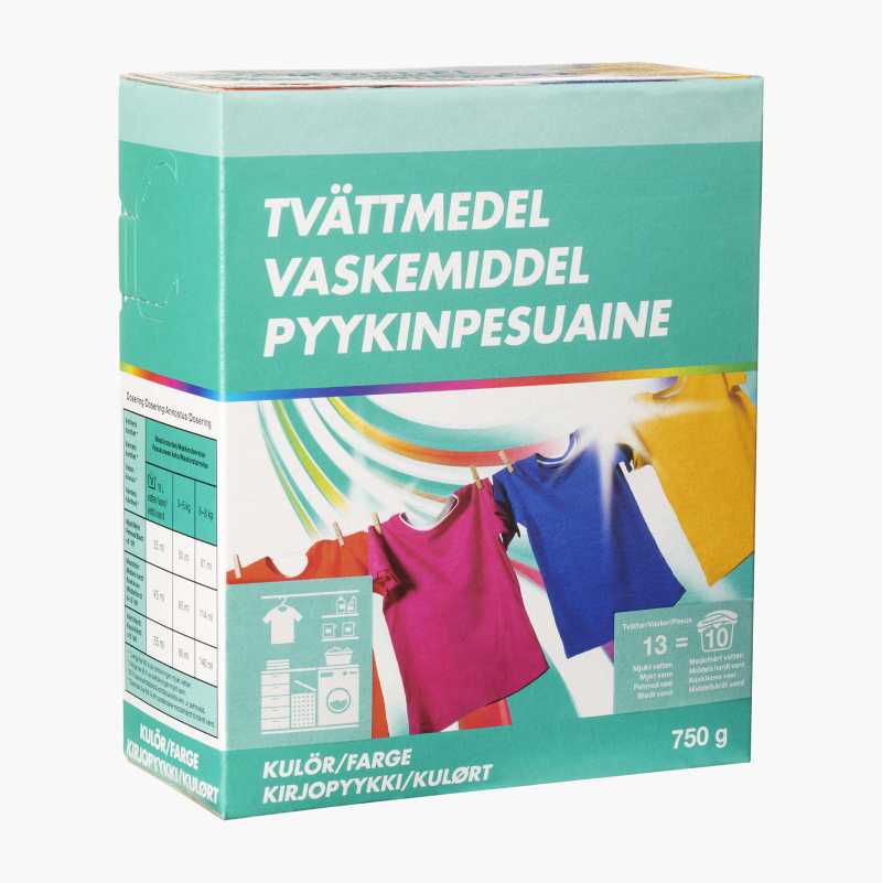 Vaskemiddel kulørt tøy, 750 ml