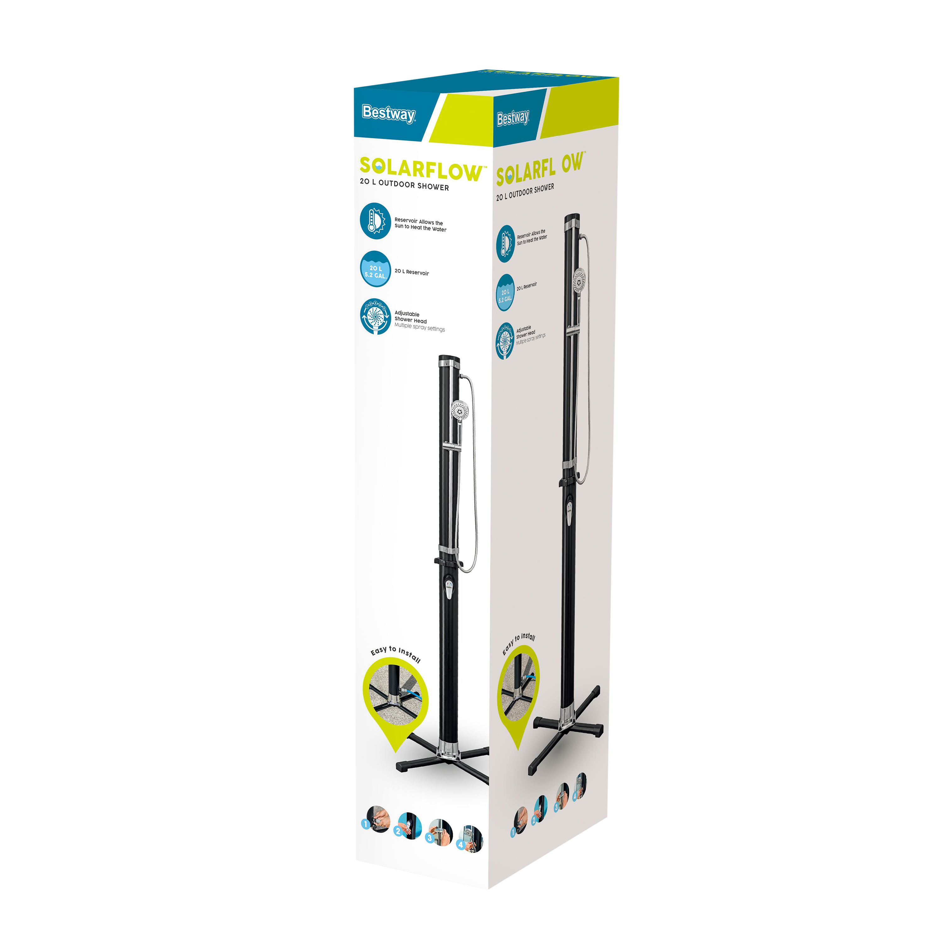 Gartendusche Flowclear Solarflow 20L