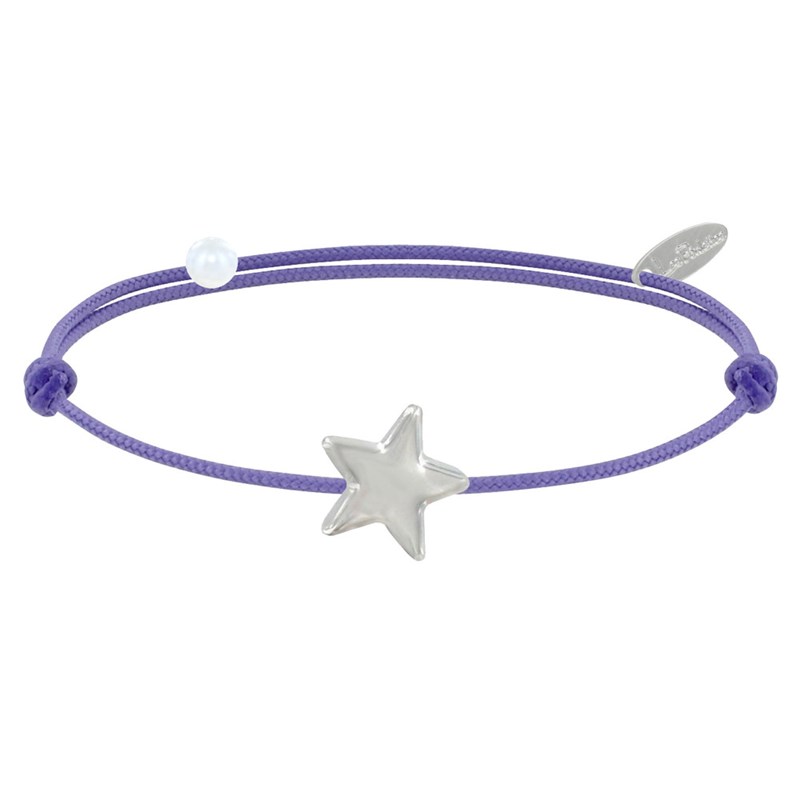 Bracelet Lien Etoile d'Argent - Colors - Violet