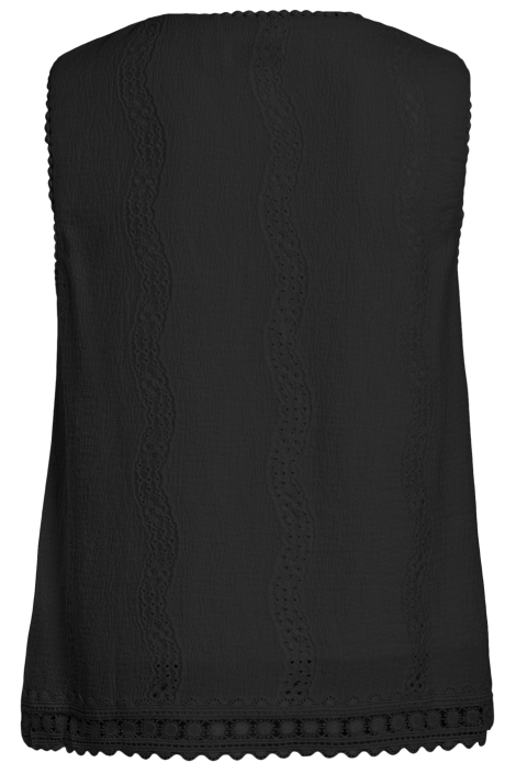 Vila zwarte dames top