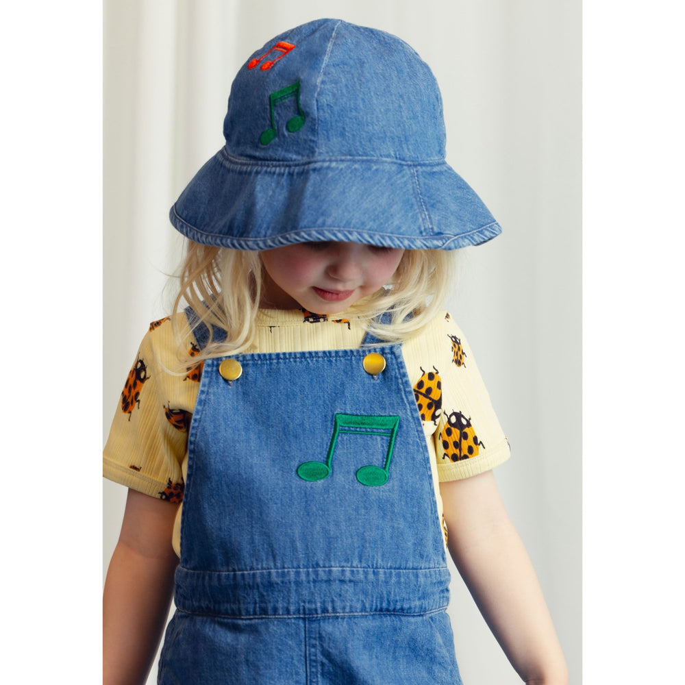 Køb Mini Rodini Yellow Ladybugs AOP T-Shirt