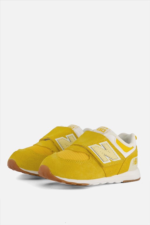 New Balance 574 Sneakers geel Leer