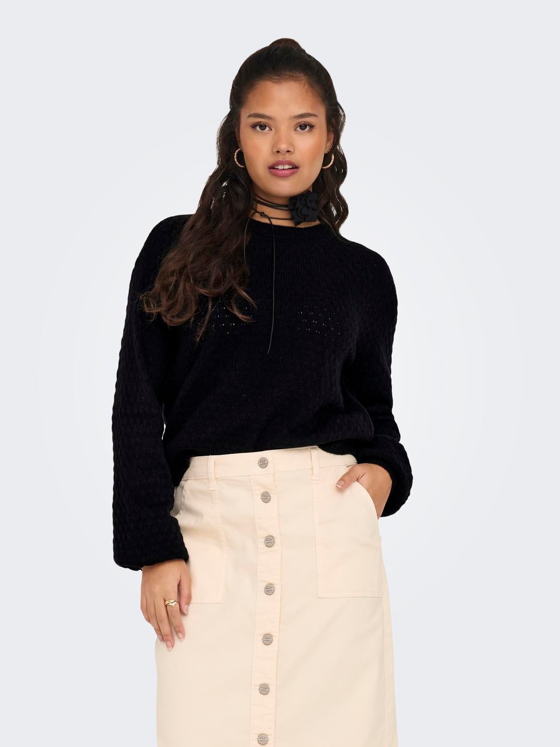 JDYLIANA Strickpullover Sky Captain