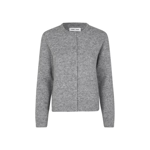 Samsøe Samsøe Nor Short Cardigan, Grey Mel., XS