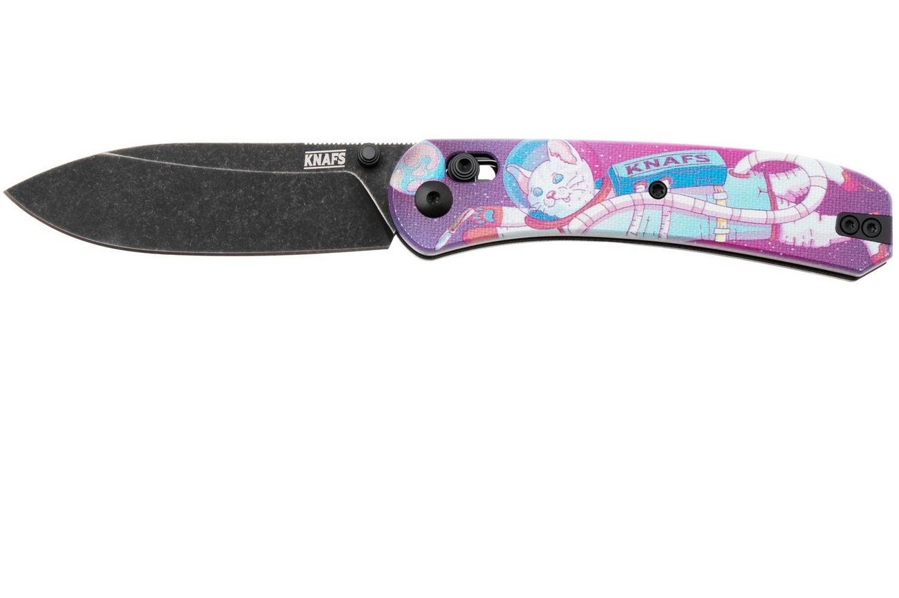 KNAFS Lander 2, KNAFS-00501 Blackwashed S35VN, Kitty Cosmo Crew G10, zakmes