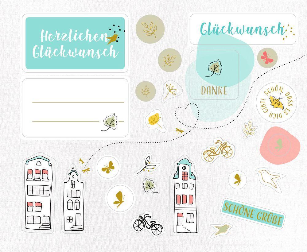 Etikettenbüchlein - Stickerbuch