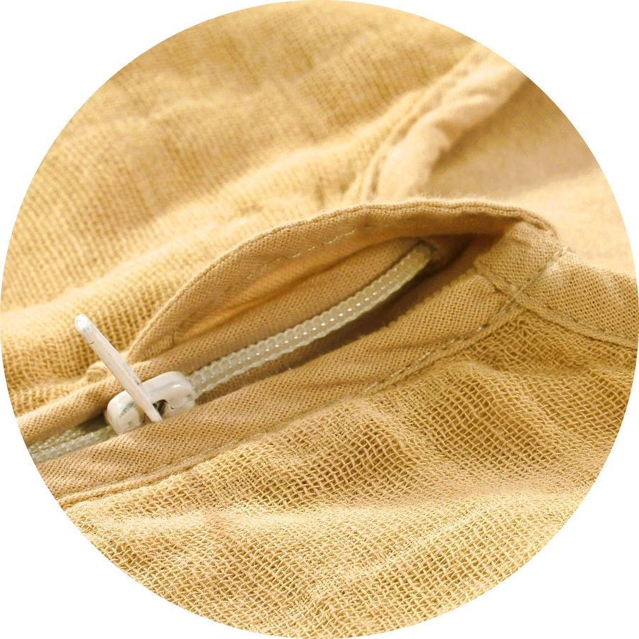 Alvi® Mullschlafsack uni korngelb