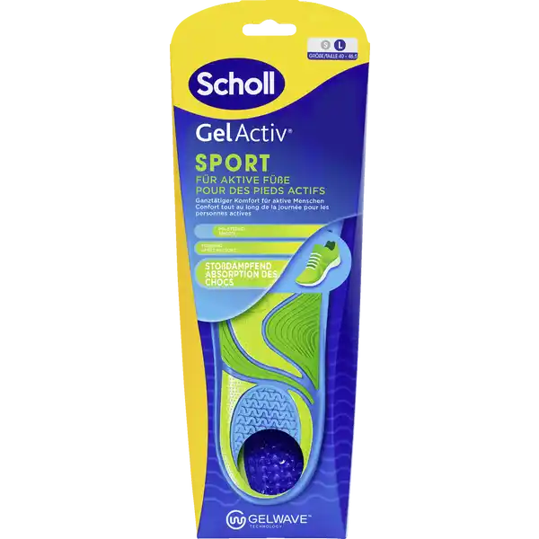 GelActiv Einlegesohlen SPORT Gr. L (40-46,5)