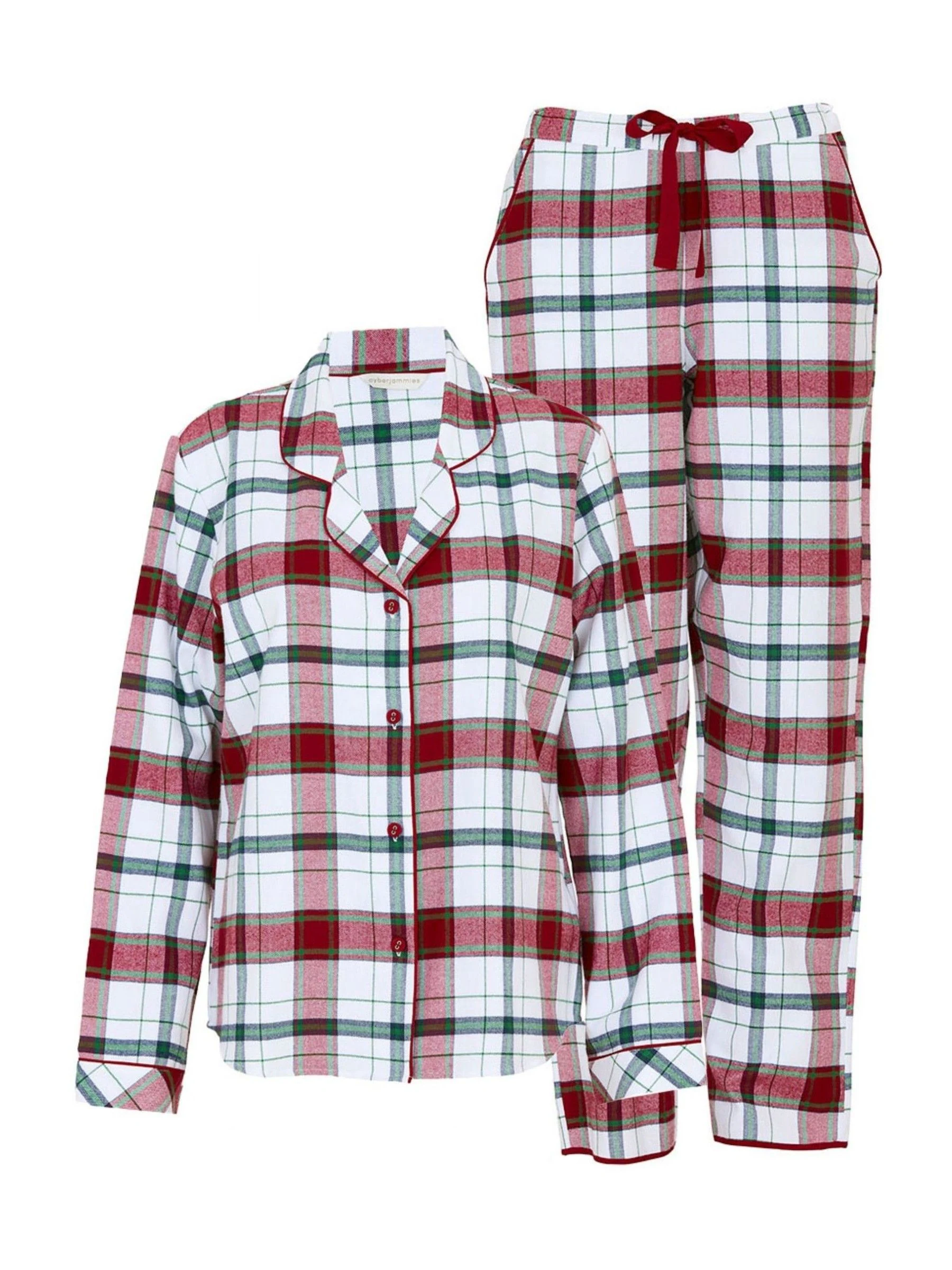 Cyberjammies geruite pyjamaset met lange mouwen