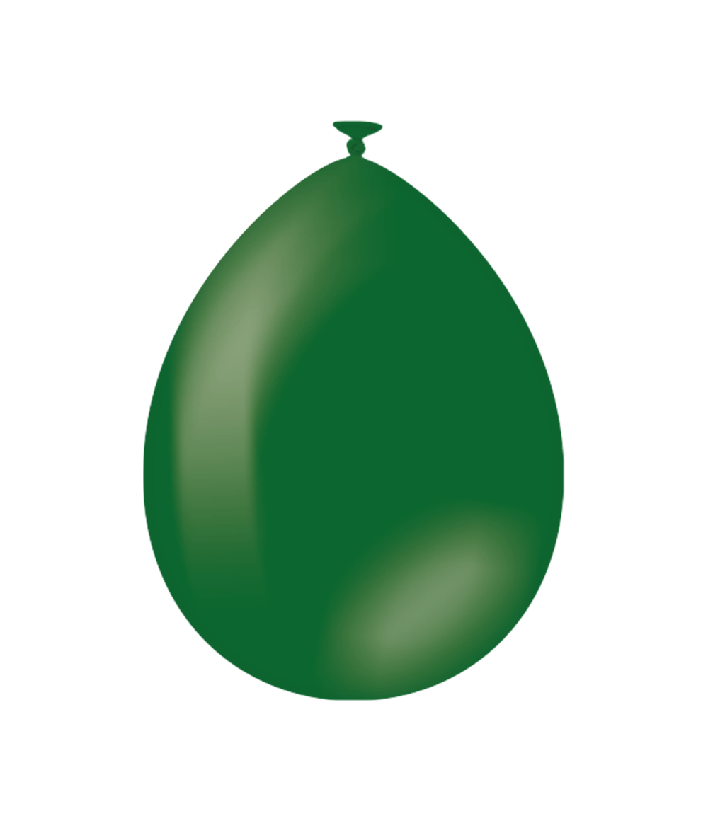 Donkergroene Ballonnen 30cm 10st