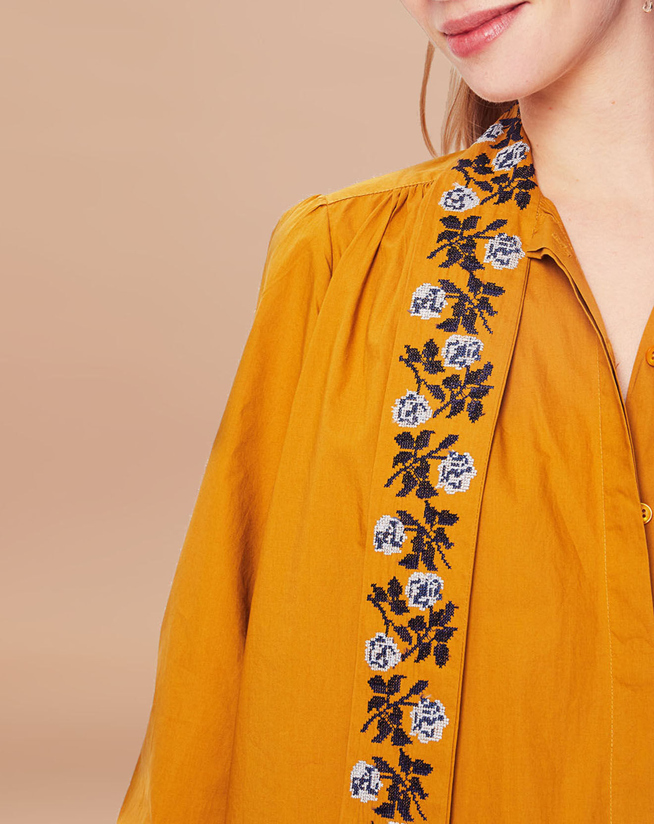 Inouitoosh Robe/Tunique Florencia en Coton bronze